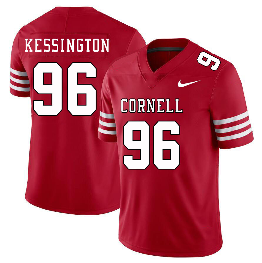 Men-Youth #96 Onome Kessington Cornell Big Red 2023 College Football Jerseys Stitched-Red